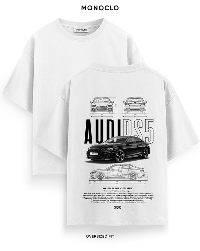 Футболка Monoclo Audi RS5 Night - shop_name Білий
