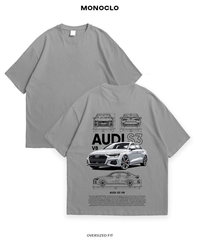 Футболка Monoclo Audi S3 V8 - MONOCLO UA