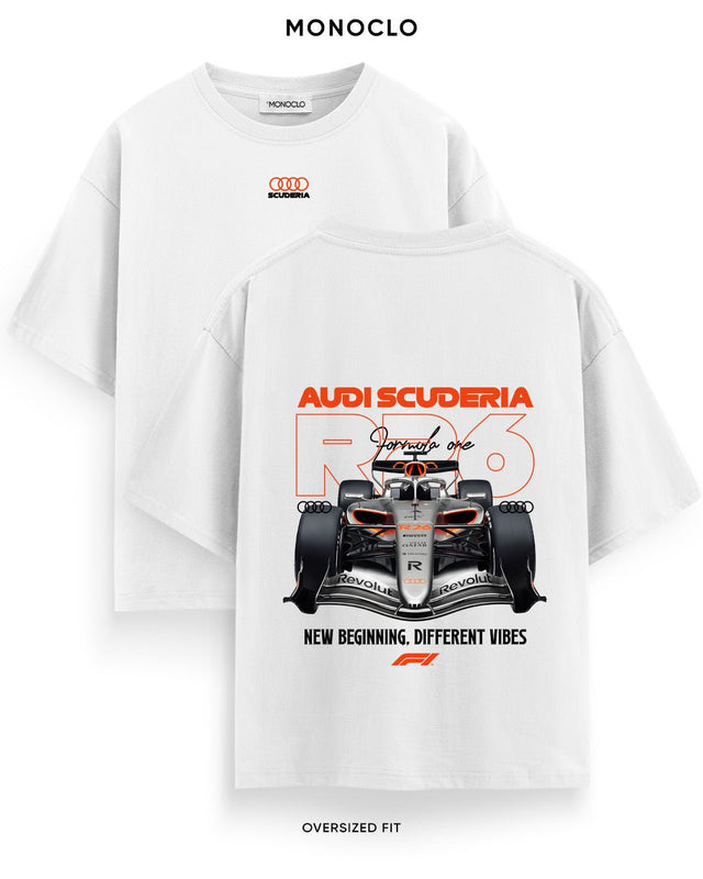 Футболка Monoclo Audi Scuderia R26 Болід + Лого