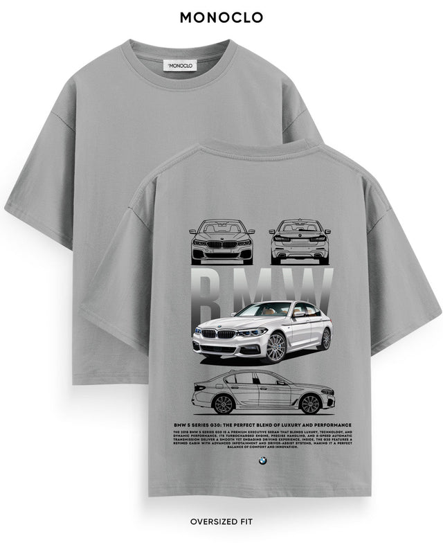 Футболка Monoclo BMW 5 Series Asgard - shop_name Сірий