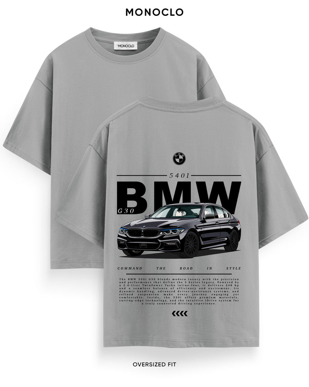 Футболка Monoclo BMW 540i G30 - shop_name Чорний