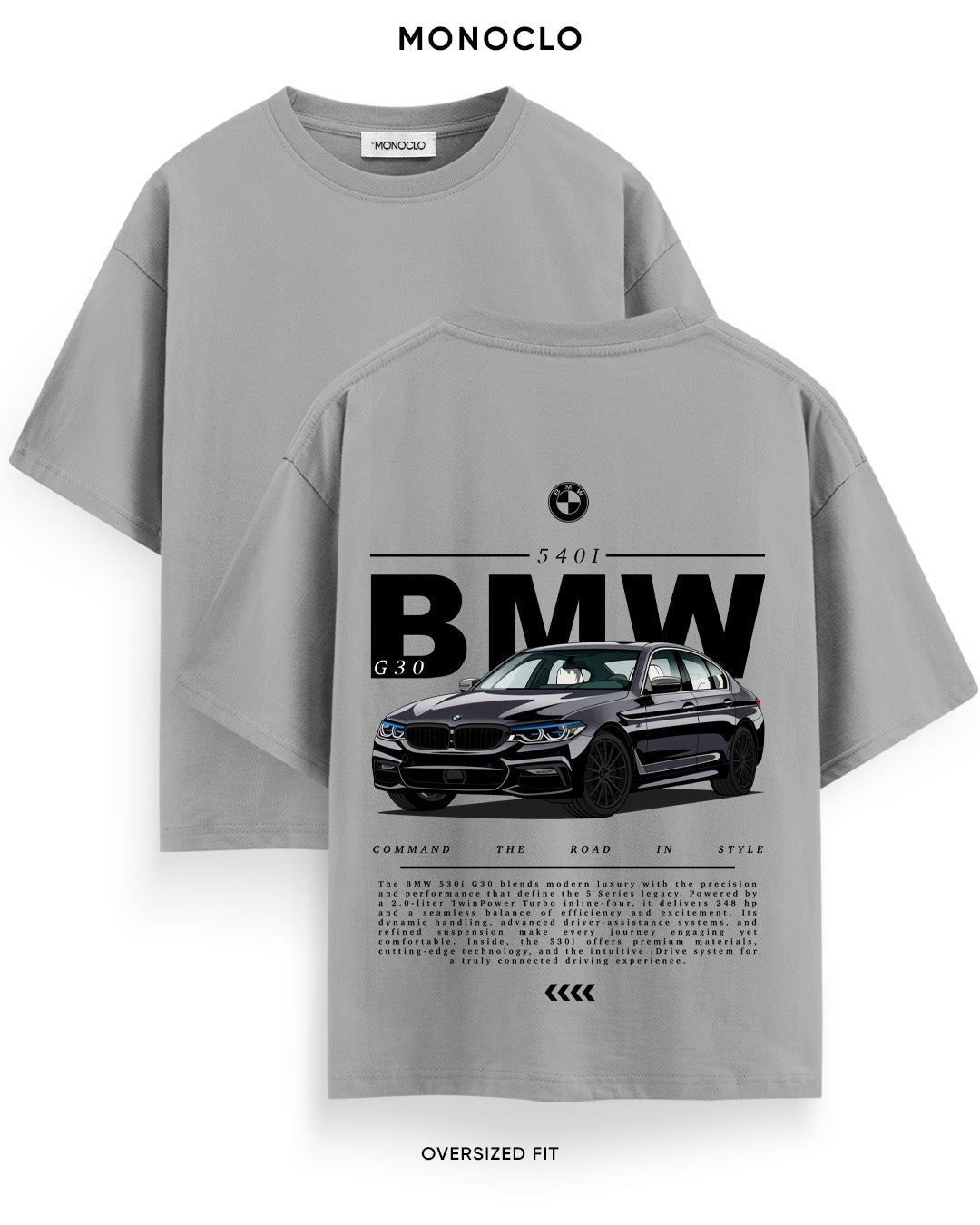 Футболка Monoclo BMW 540i G30 - shop_name Чорний