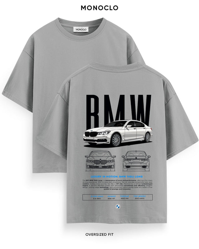 Футболка Monoclo BMW 740Li LONG - shop_name Сірий