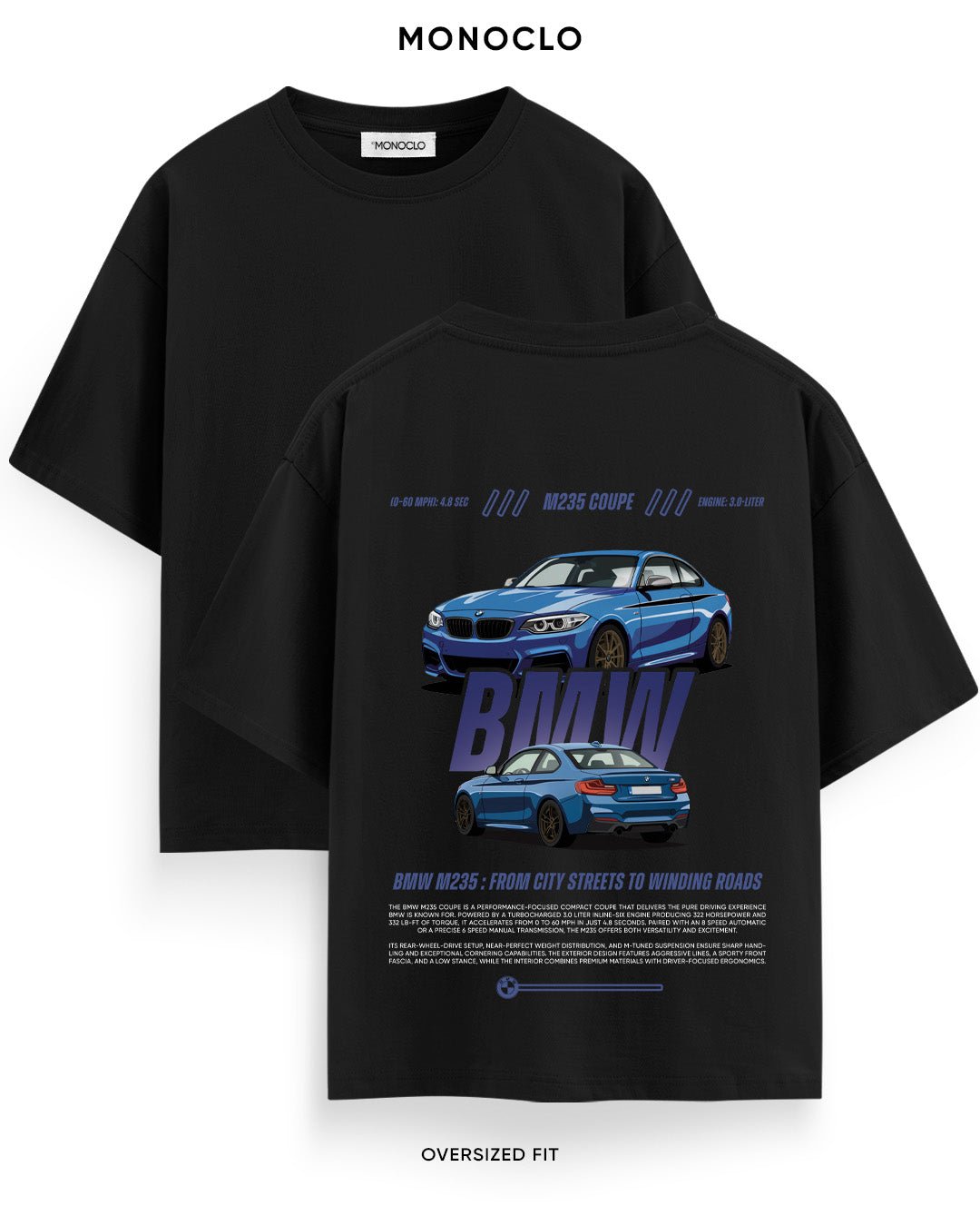 Футболка Monoclo BMW M235i Coupé - shop_name Чорний