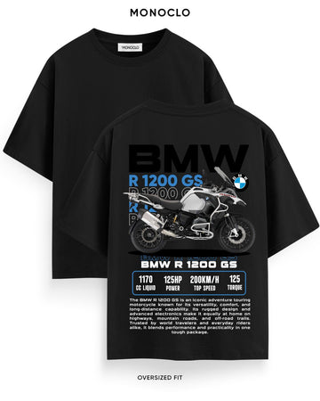 Футболка Monoclo BMW R1200GS Adventure – Чорний