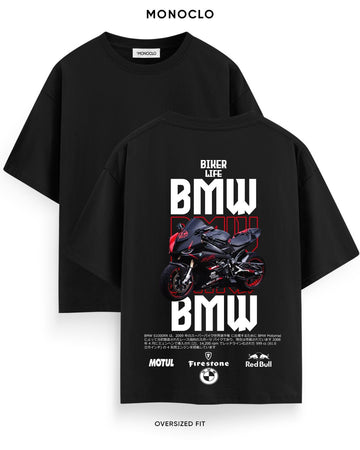 Футболка Monoclo BMW S1000RR Biker Life Red – Чорний