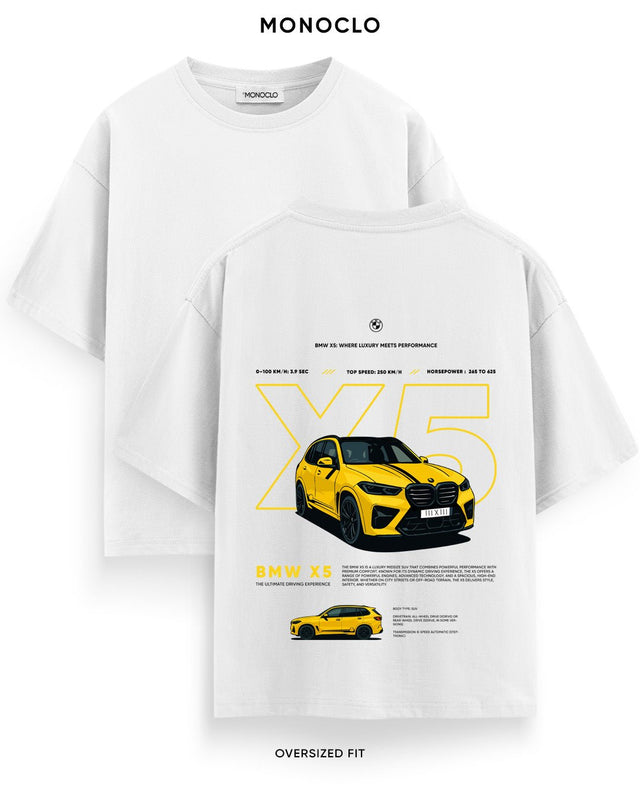 Футболка Monoclo BMW X5 - shop_name Білий