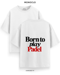 Футболка Monoclo Born to Play Padel – Білий