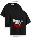 Футболка Monoclo Born to Play Padel – Чорний