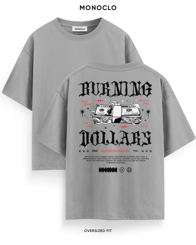 Футболка Monoclo Burning Dollars #2
