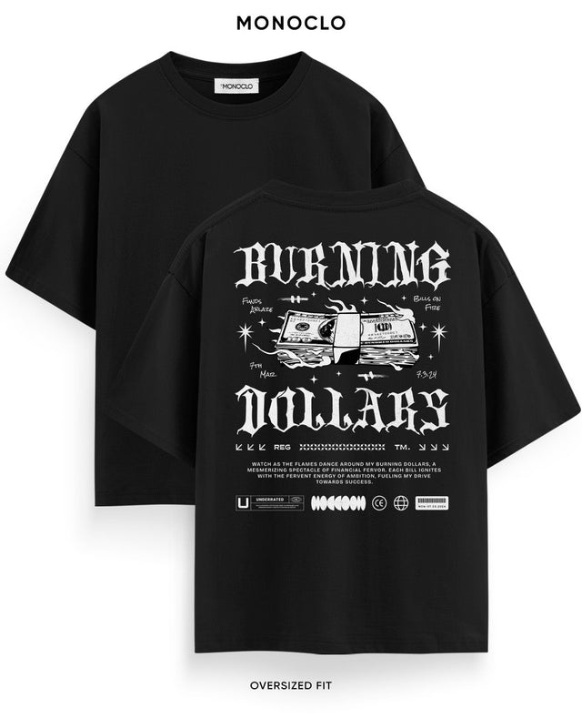 Футболка Monoclo Burning Dollars