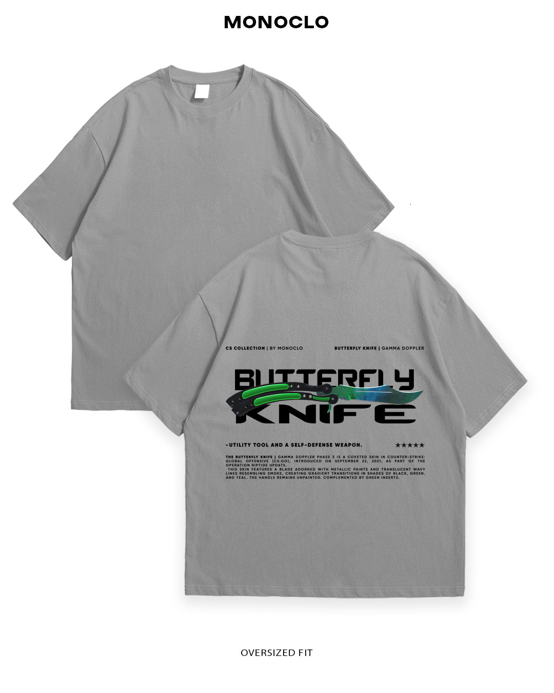 Футболка Monoclo Butterfly Knife - MONOCLO UA