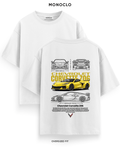 Футболка Monoclo Chevrolet Corvette Z06 Yellow Blueprint – Білий