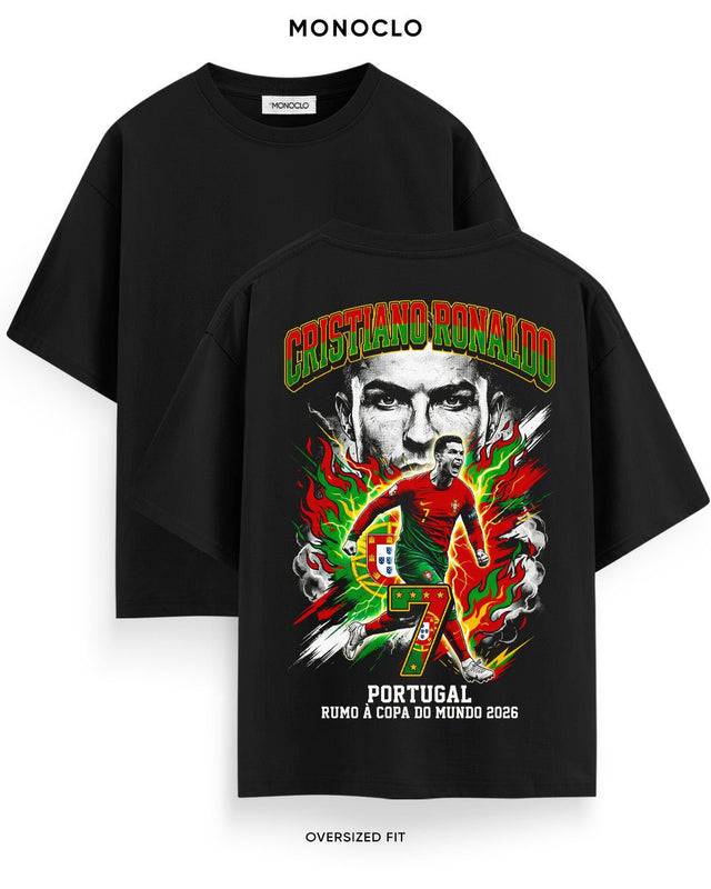 Футболка Monoclo Cristiano Ronaldo #7 Portugal WC 2026