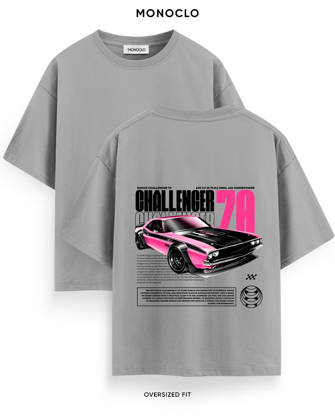 Футболка Monoclo Dodge Challenger 70 - MONOCLO UA