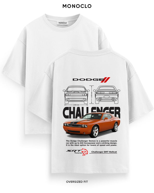 Футболка Monoclo Dodge Challenger Orange - MONOCLO UA