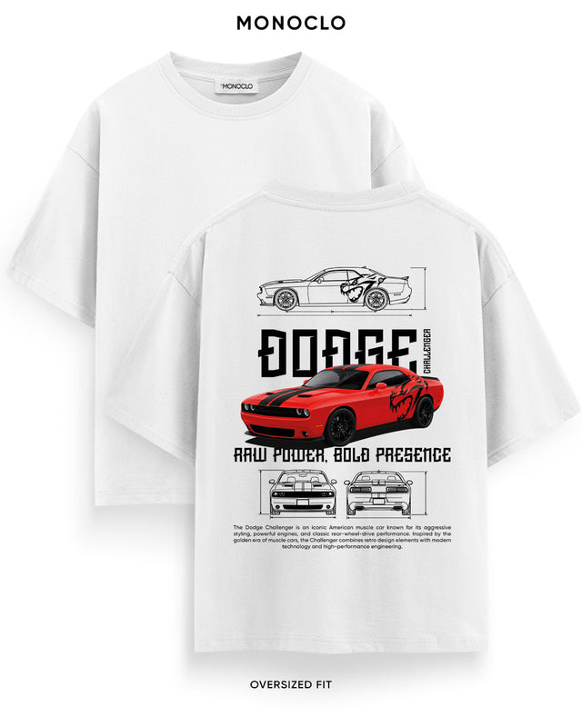 Футболка Monoclo Dodge Challenger Red