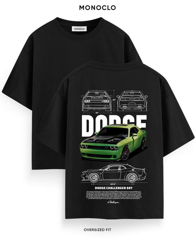 Футболка Monoclo Dodge Challenger SRT Zelena - MONOCLO UA
