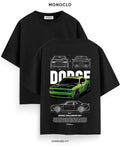 Футболка Monoclo Dodge Challenger SRT Zelena - MONOCLO UA