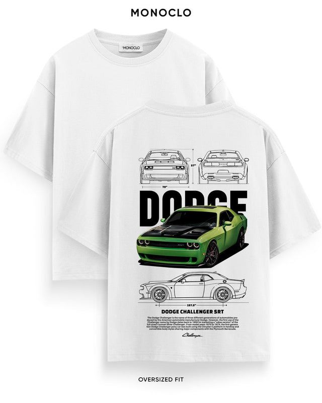 Футболка Monoclo Dodge Challenger SRT Zelena - MONOCLO UA