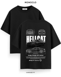 Футболка Monoclo Dodge Charger SRT Hellcat Black Blueprint – Чорний