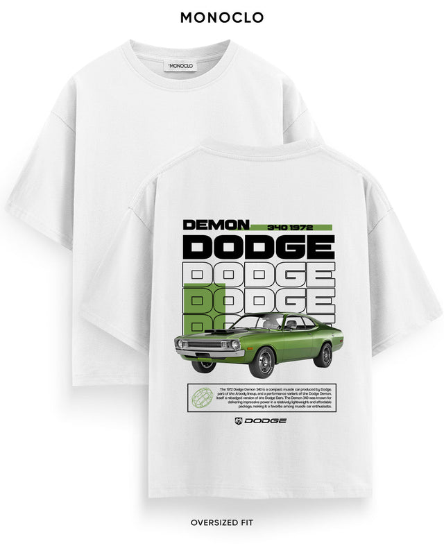 Футболка Monoclo Dodge Demon 340 1972 Green - MONOCLO UA