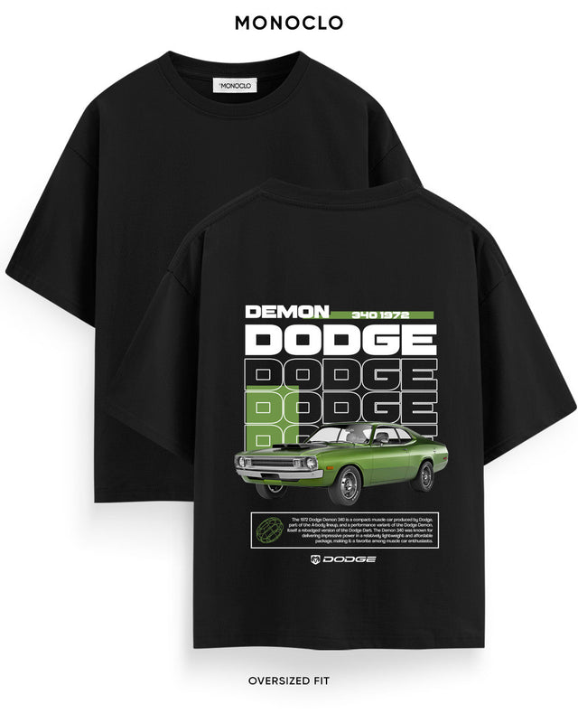 Футболка Monoclo Dodge Demon 340 1972 Green - MONOCLO UA