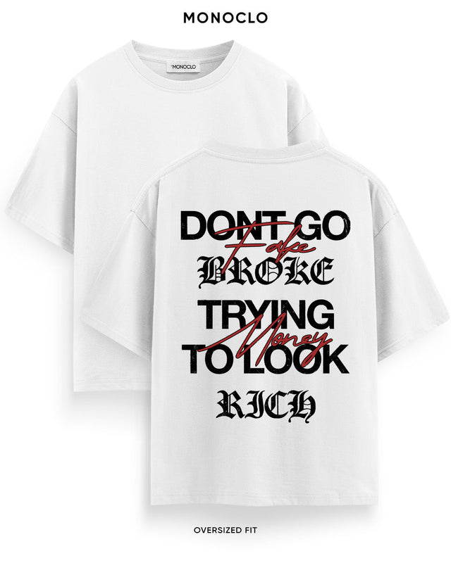 Футболка Monoclo Don't Go Broke