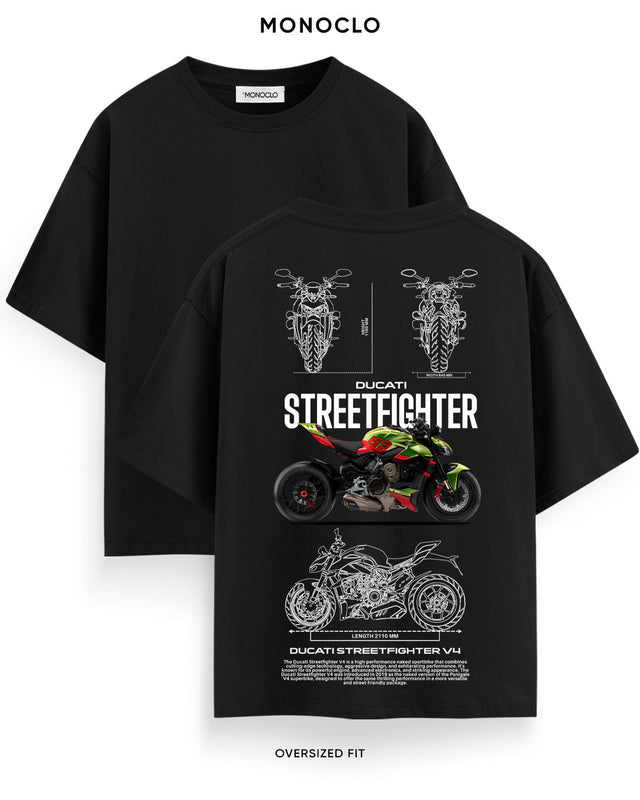 Футболка Monoclo Ducati Streetfighter V4 Green-Red