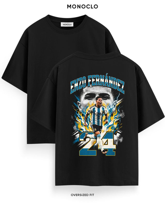 Футболка Monoclo Enzo Fernández #24 Argentina WC 2026 #2