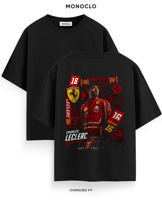 Футболка Monoclo F1 Charles Leclerc Scuderia Ferrari
