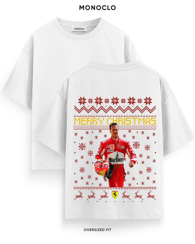 Футболка Monoclo F1 Michael Schumacher Christmas Ferrari