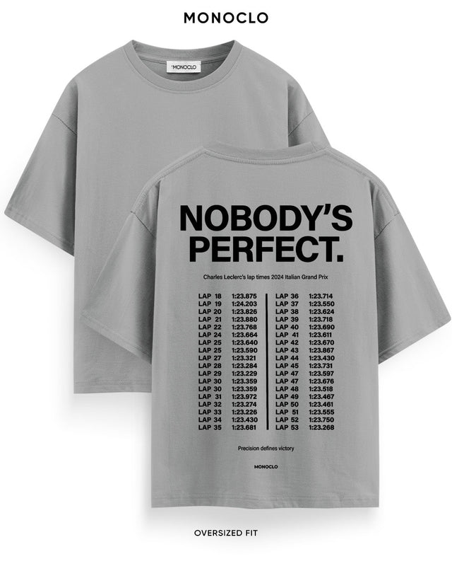 Футболка Monoclo F1 Nobody's Perfect Leclerc Monza 2024