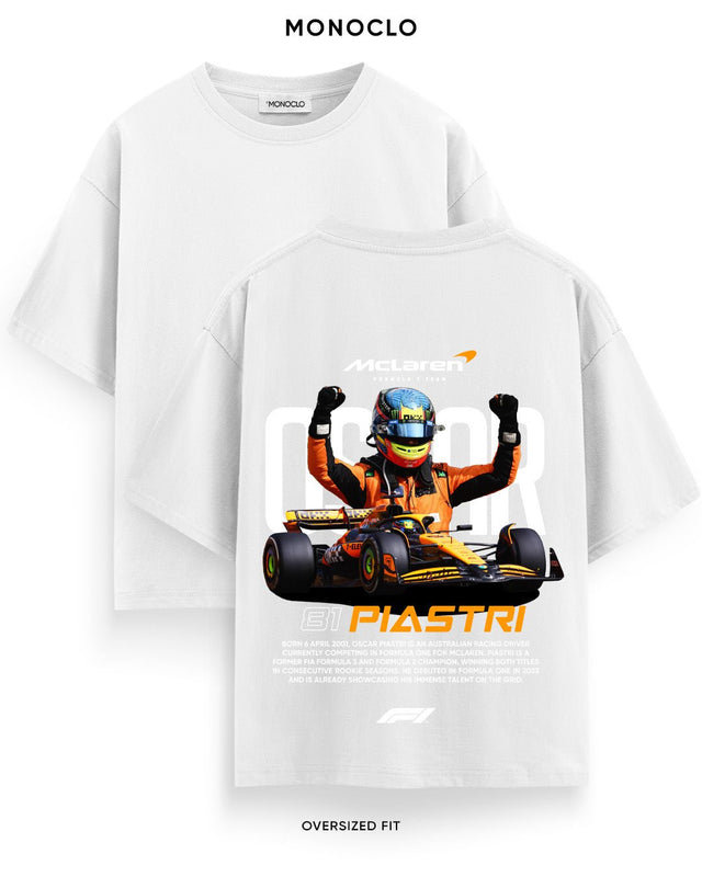 Футболка Monoclo F1 Oscar Piastri McLaren Winner #81