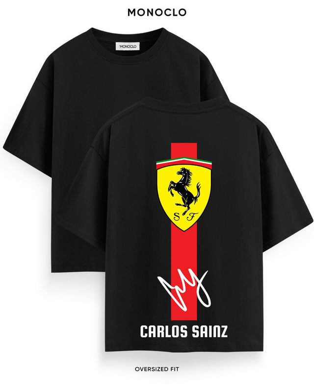 Футболка Monoclo Ferrari Carlos Sainz Sign - shop_name Чорний