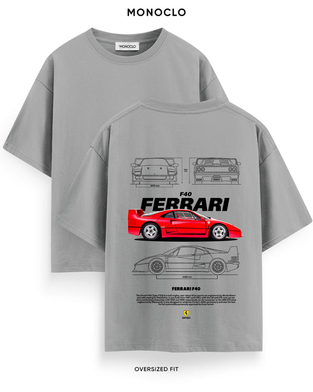 Футболка Monoclo Ferrari F40 2 - MONOCLO UA