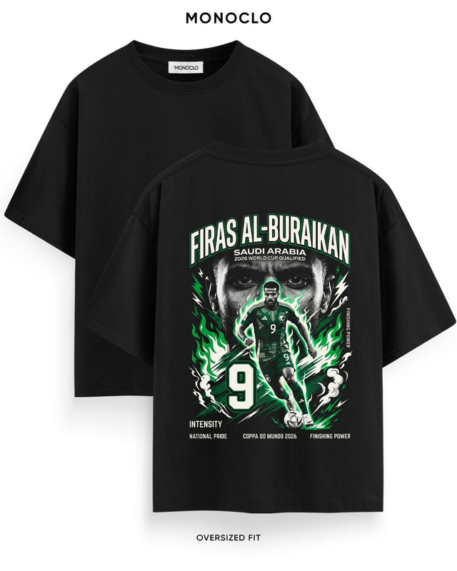 Футболка Monoclo Firas Al-Buraikan #9 Saudi Arabia WC 2026