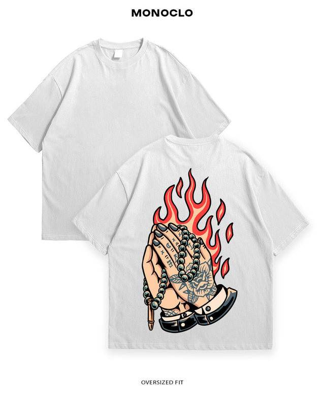 Футболка Monoclo Flame Prayer - MONOCLO UA