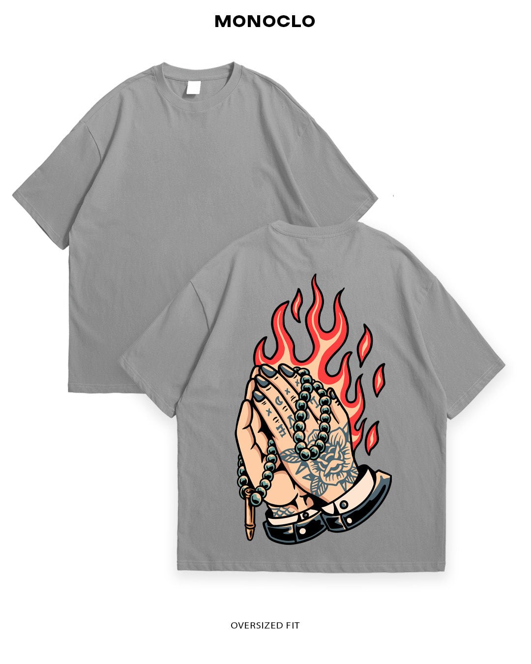 Футболка Monoclo Flame Prayer - MONOCLO UA