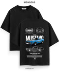 Футболка Monoclo Ford Mustang 1969 Gray Blueprint - MONOCLO UA
