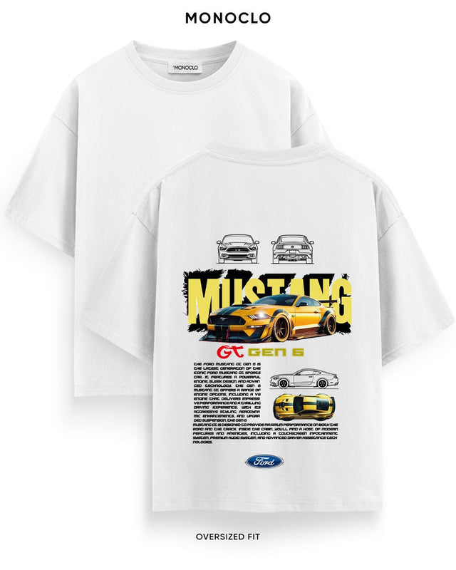 Футболка Monoclo Ford Mustang GT Gen 6 Yellow - MONOCLO UA