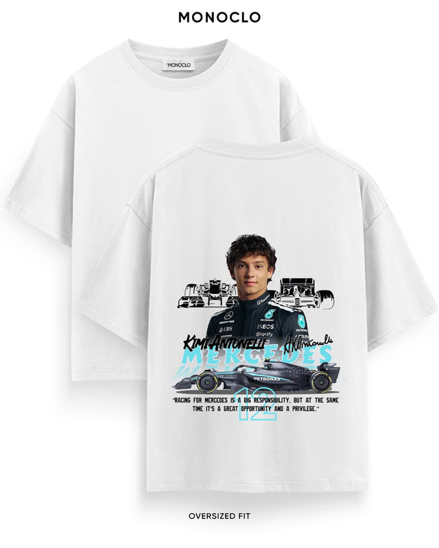 Футболка Monoclo Formula 1 Antonelli 12 Mercedes