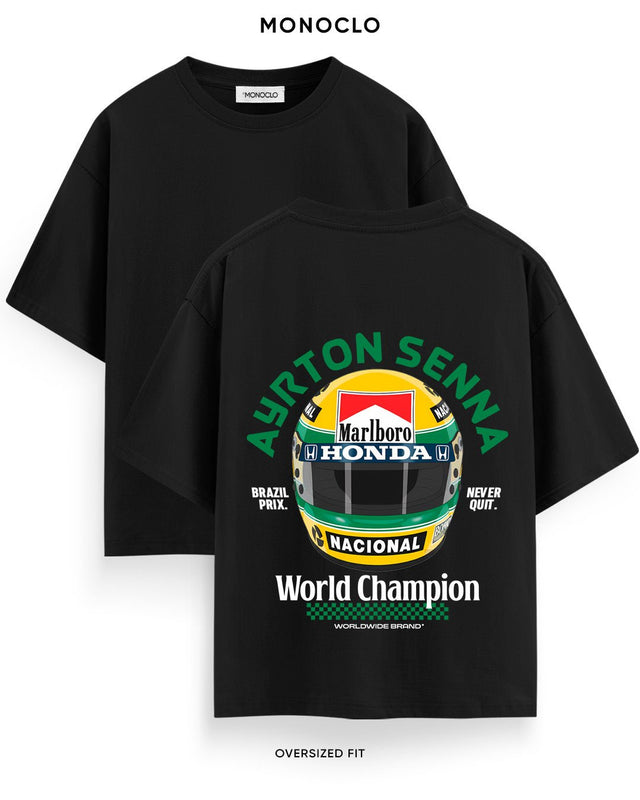 Футболка Monoclo Formula 1 Ayrton Senna World Champion)