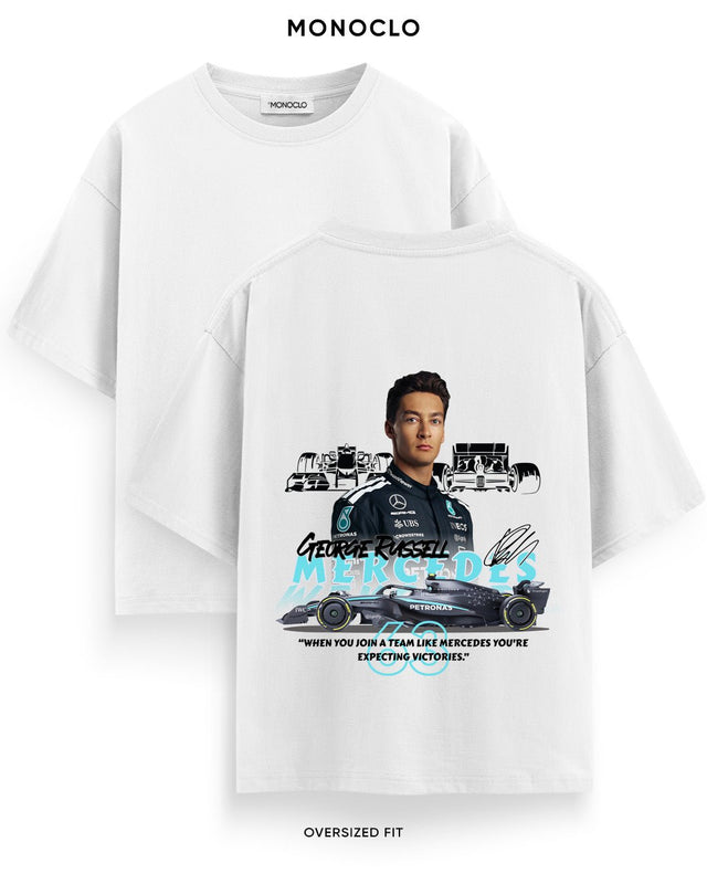 Футболка Monoclo Formula 1 George Russell Mercedes