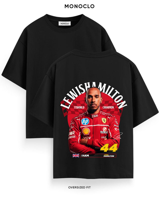 Футболка Monoclo Formula 1 Lewis Hamilton Champion 44 Red