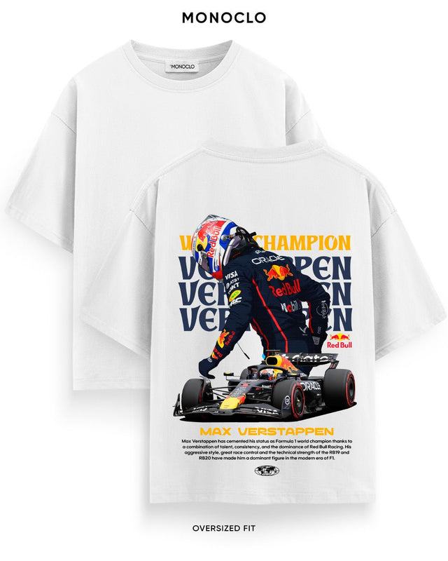 Футболка Monoclo Formula 1 Max Verstappen World Champion
