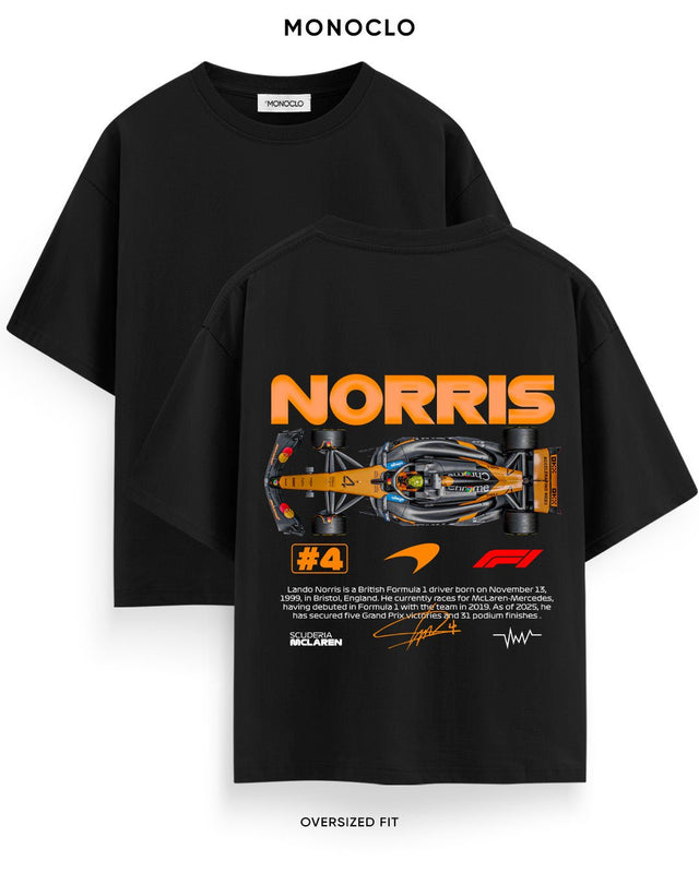 Футболка Monoclo Formula 1 Norris #4 McLaren Top View