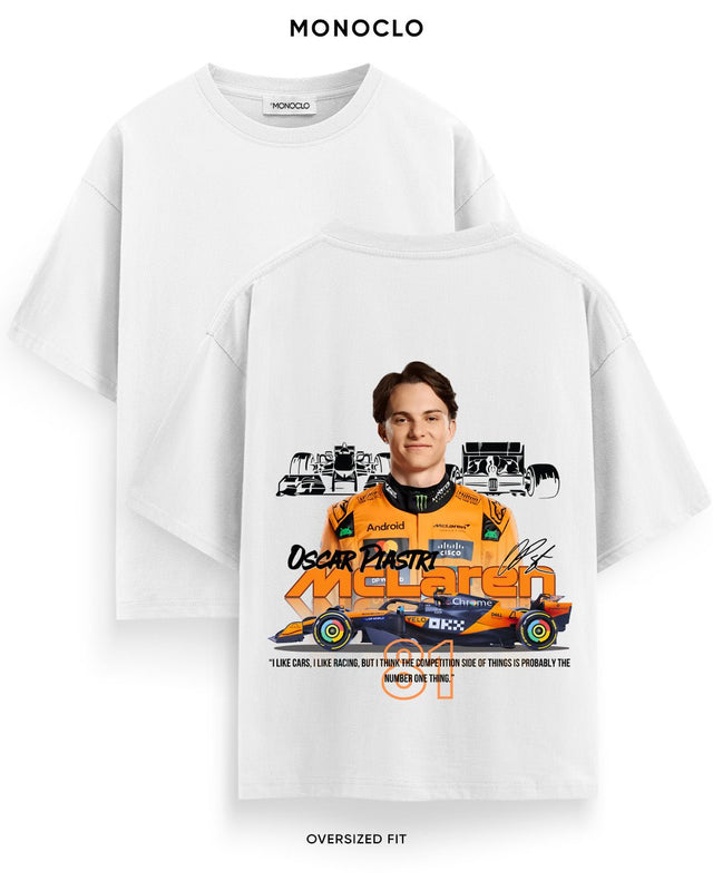 Футболка Monoclo Formula 1 Oscar Piastri McLaren #81