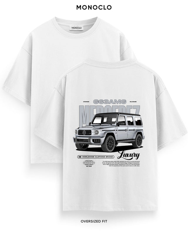 Футболка Monoclo G63 AMG Mercedes - shop_name Білий