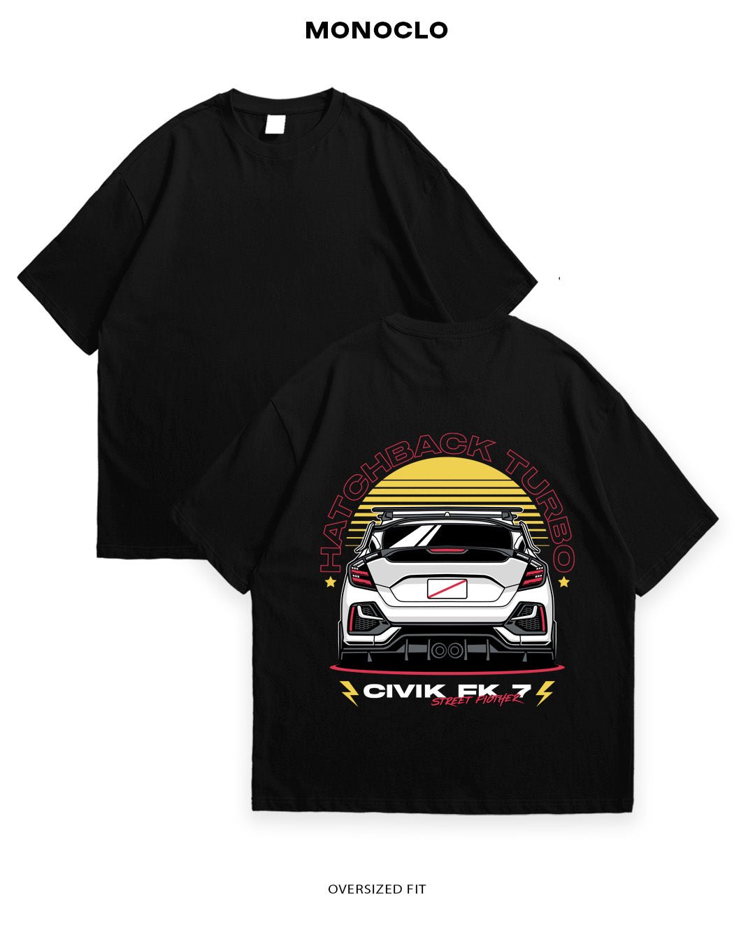 Футболка Monoclo Honda Civic FK7 Turbo - MONOCLO UA